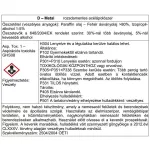 D-Metál nemesacél ápoló, 800g, szórófejjel