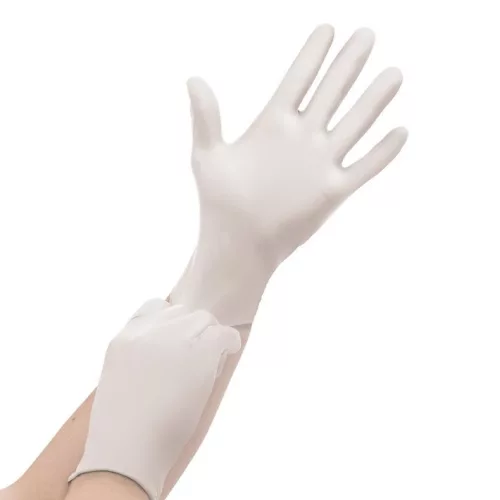 Latex "XL" púderezett vizsgálókesztyű 100db/doboz
