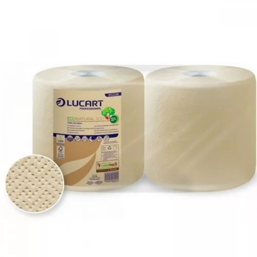 Lucart EcoNatural 800 ipari törlőpapír, 2r., 2tek./zsugor