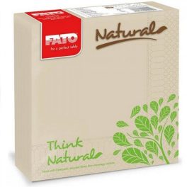   Lucart Fato Natural Style, 33x33cm, 1/4 hajtású szalvéta, 50lap/cs., 27cs./kart.