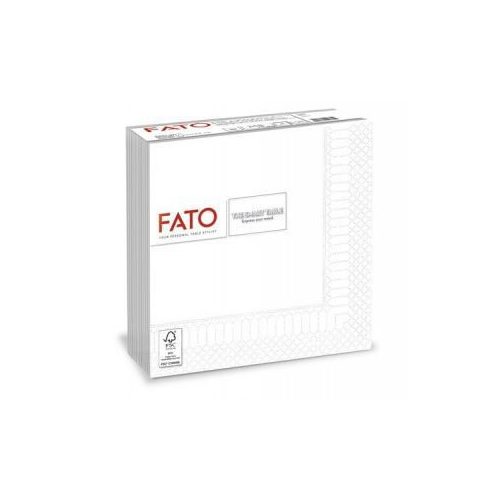 Lucart Fato Smart Table fehér szalvéta 33x33, 1/4 hajtású, 2r., 50lap/cs., 48cs./kart.