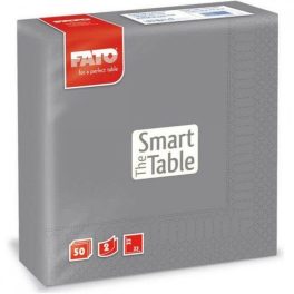   Lucart Fato Smart Table szürke szalvéta 33x33, 1/4 hajtású, 2r., 50 lap/cs.,24cs/krt.