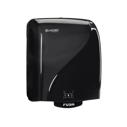 Lucart Identity Hands Autocut kéztörlő adagoló, Cardboard Core System, fekete