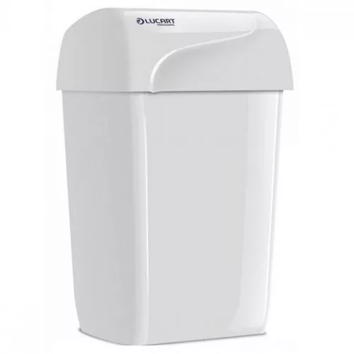 Lucart Identity Waste Bin, 43 L-es hulladékgyűjtő, fehér