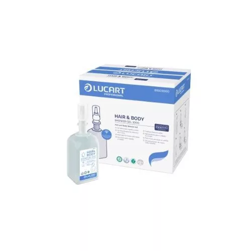 Lucart Identity Hair&Body Shower gel, virágos illat, gingko bilobával  1000ml