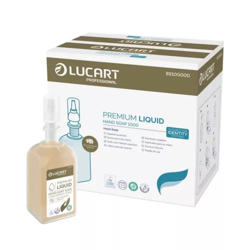 Lucart Identity Premium szappan,1000ml-2500adag, virág illattal, argán olajjal
