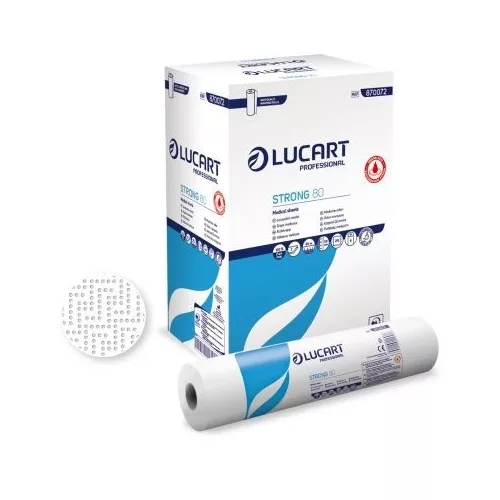Lucart Strong 80 Joint orvosi lepedő, 2r.,cell., 59cmx80m, 6tek./karton